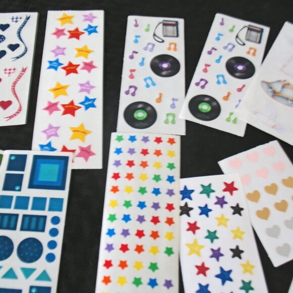 Creative Memories & Mrs. Grossman  Stickers,  Stars, illusions, Stars & Moon, - Picture 5 of 6